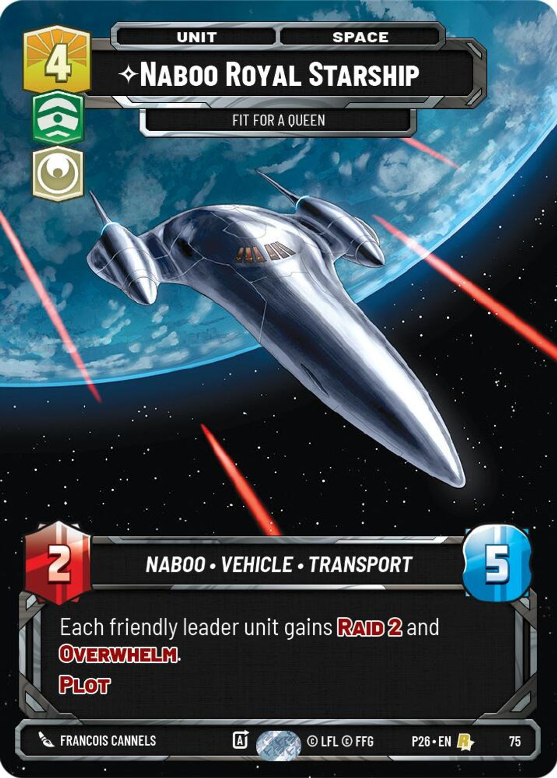 Naboo Royal Starship, Fit For A Queen — 2026 Promos 75