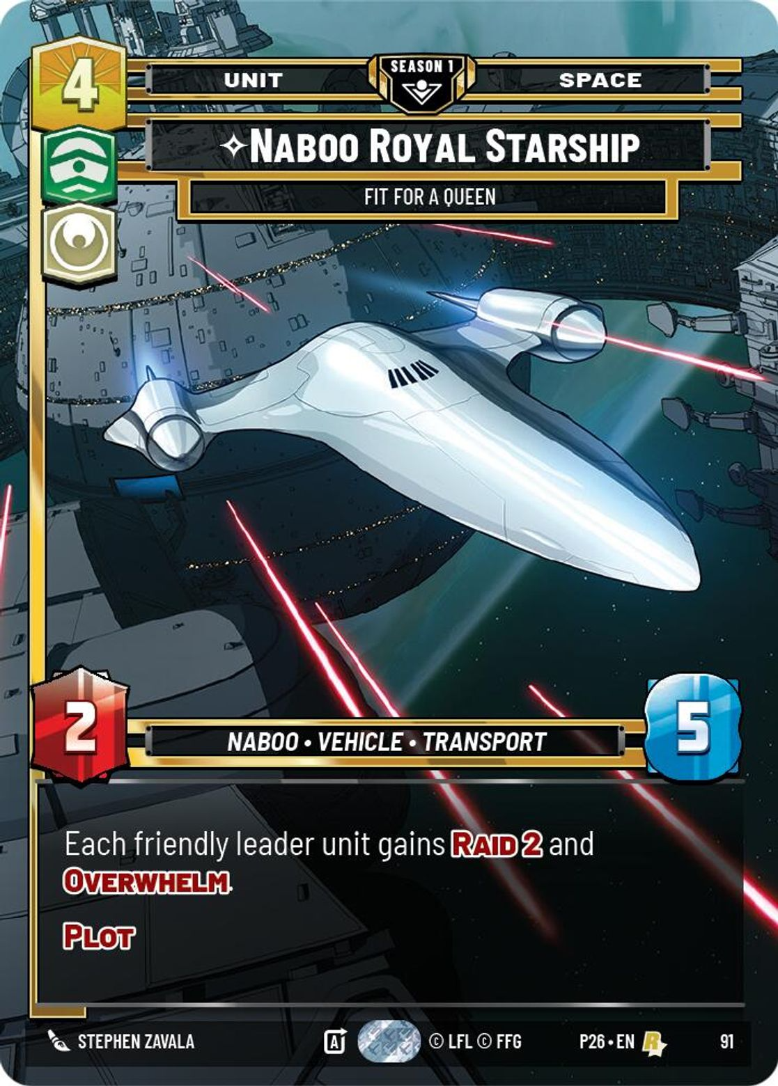 Naboo Royal Starship, Fit For A Queen — 2026 Promos 91