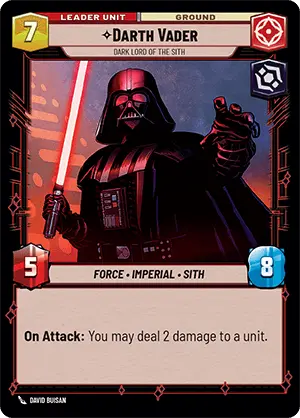 Darth Vader, Dark Lord of the Sith (verso)