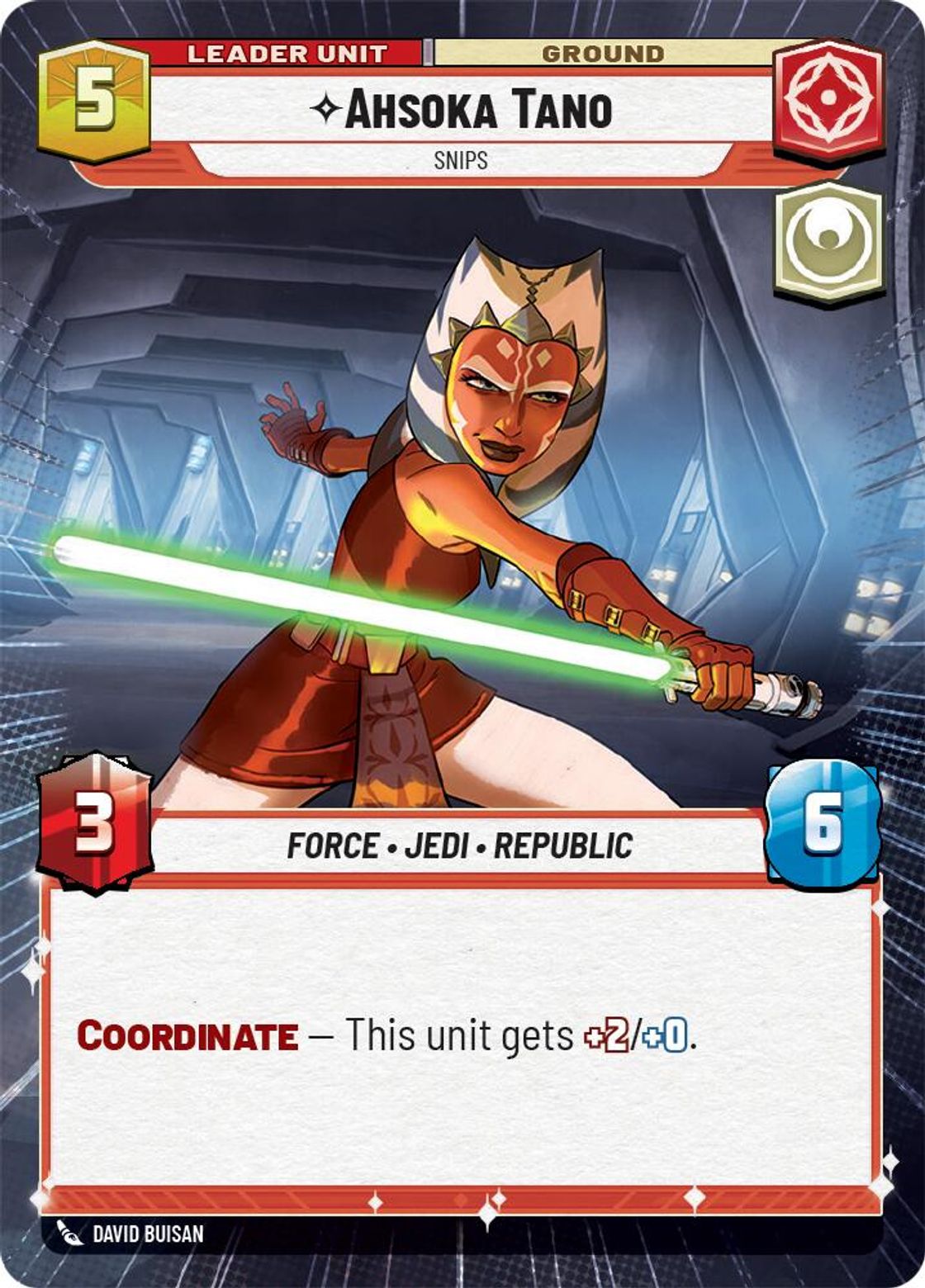 Ahsoka Tano, Snips (verso)