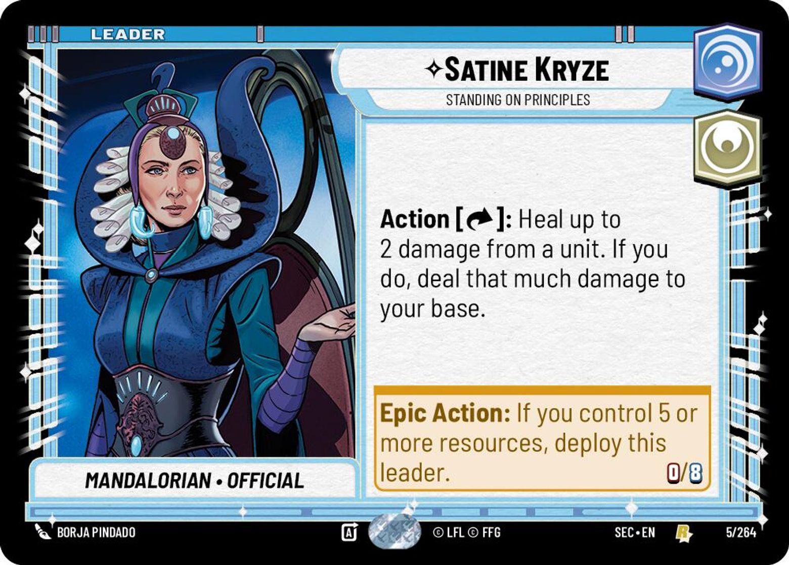 Satine Kryze, Standing on Principles — Secrets of Power 005