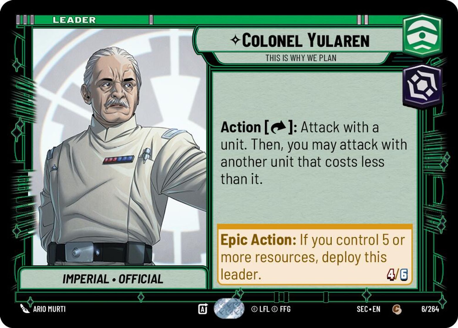 Colonel Yularen | This is Why We Plan