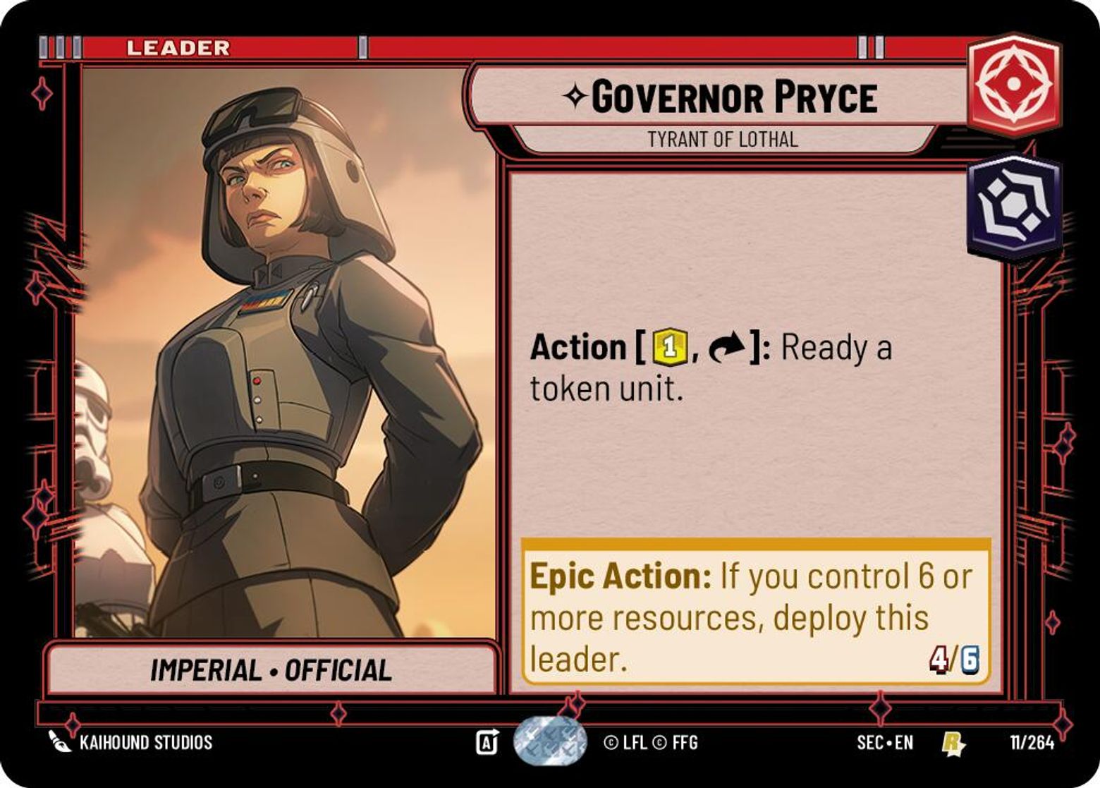 Governor Pryce, Tyrant of Lothal — Secrets of Power 011