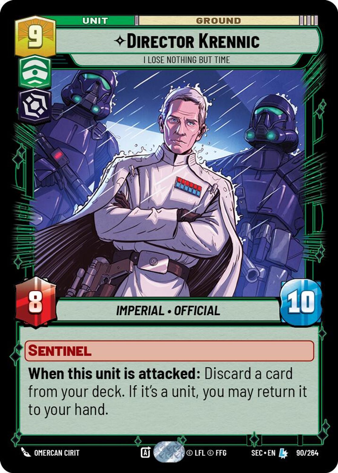 Director Krennic | I Lose Nothing But Time