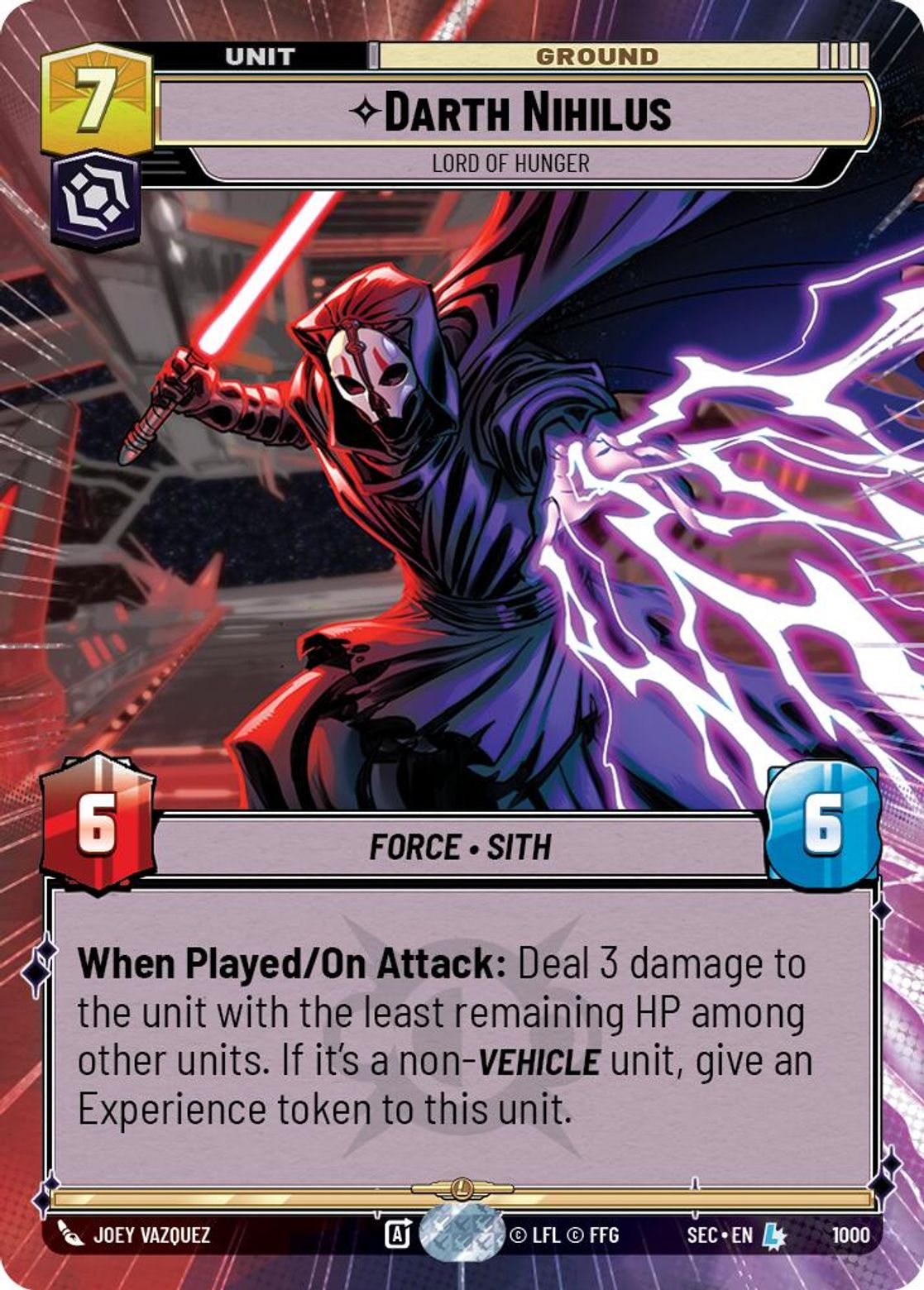 Darth Nihilus, Lord of Hunger — Secrets of Power 1000