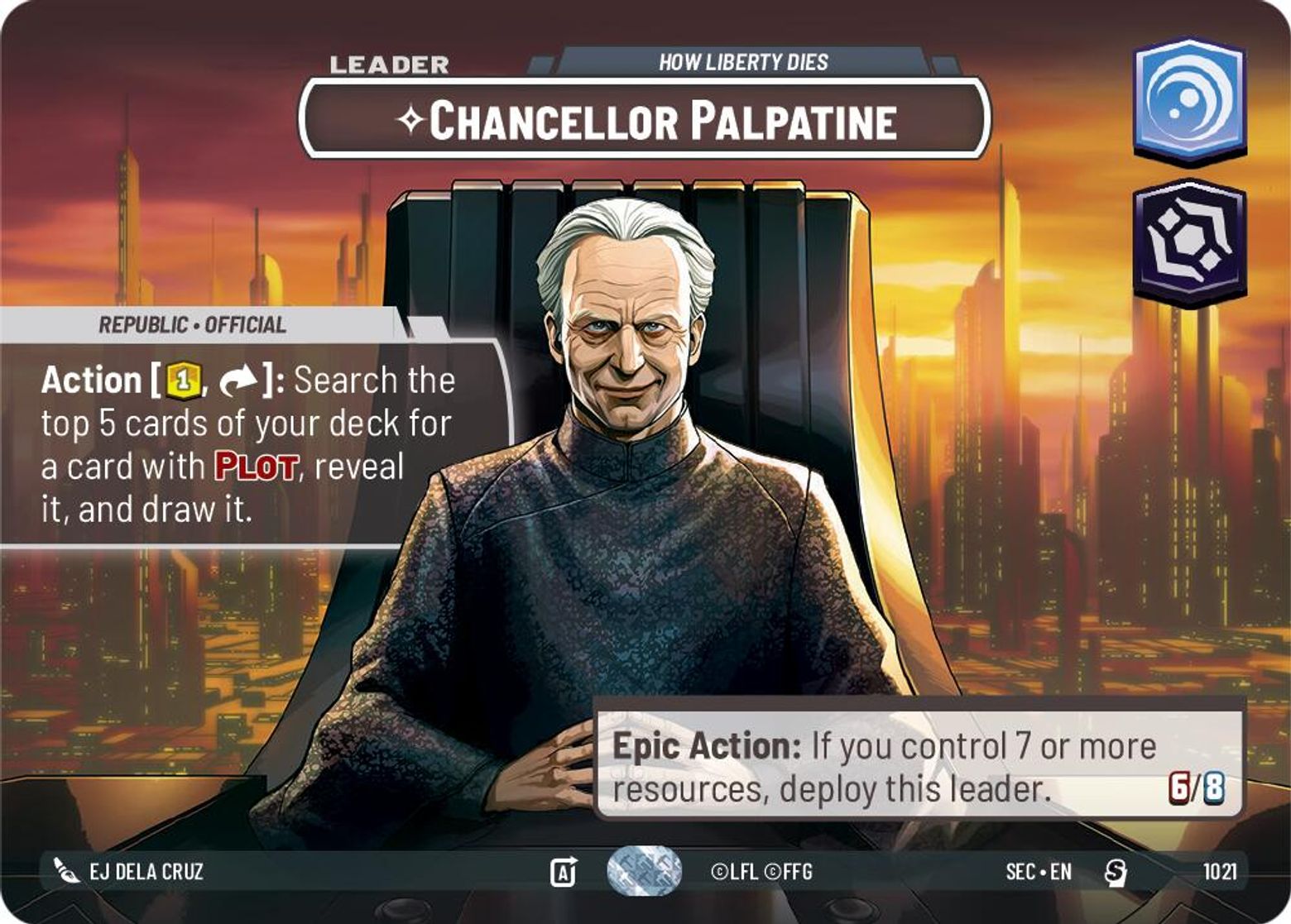 Chancellor Palpatine, How Liberty Dies — Secrets of Power 1021
