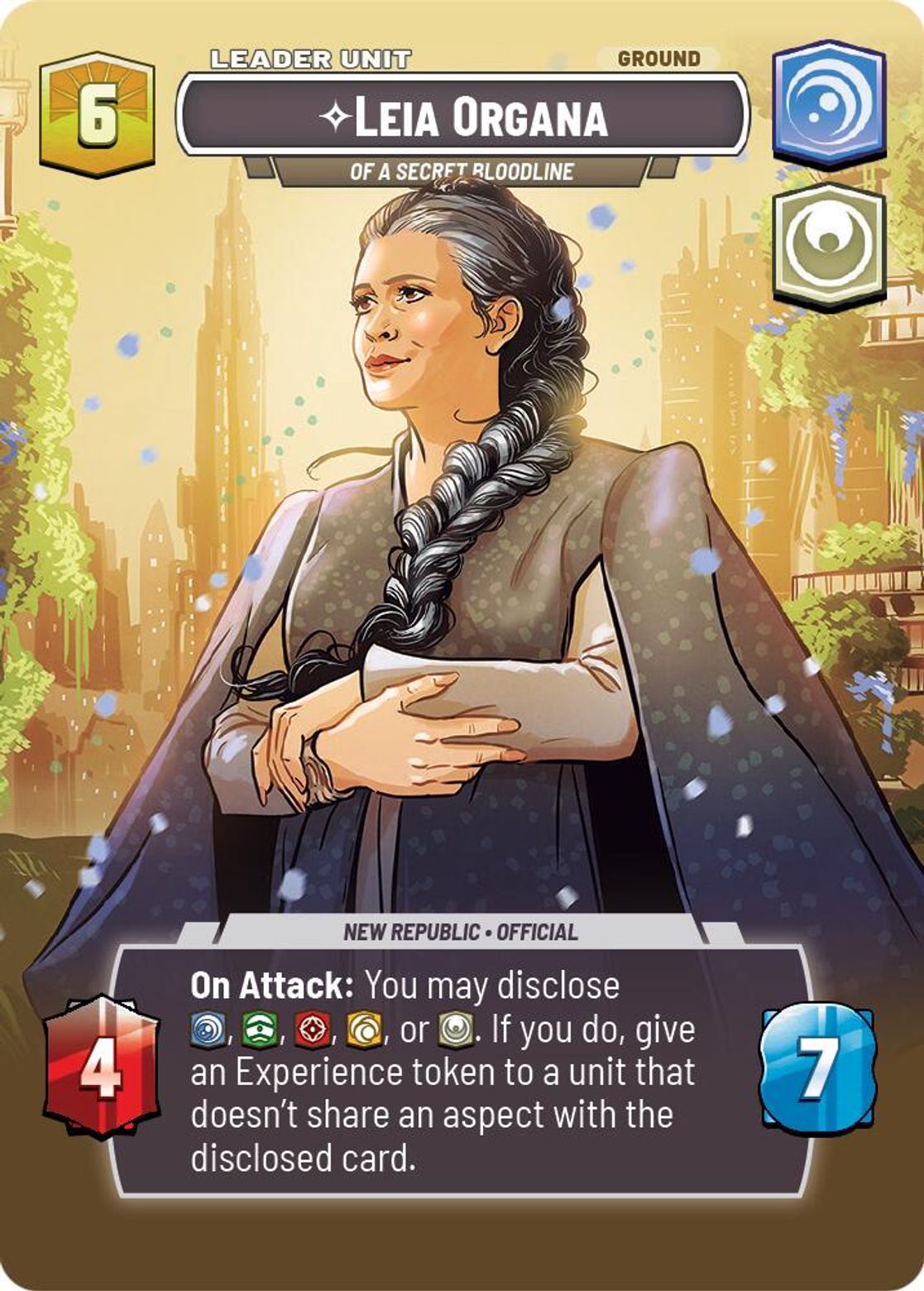 Leia Organa, Of A Secret Bloodline (verso)