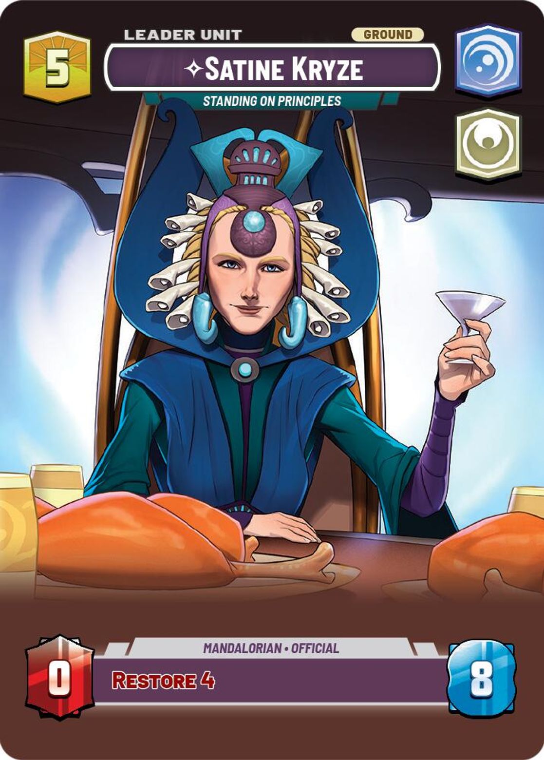 Satine Kryze, Standing on Principles (verso)