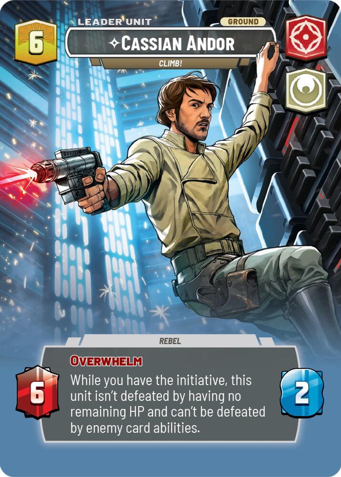 Cassian Andor, Climb! (verso)