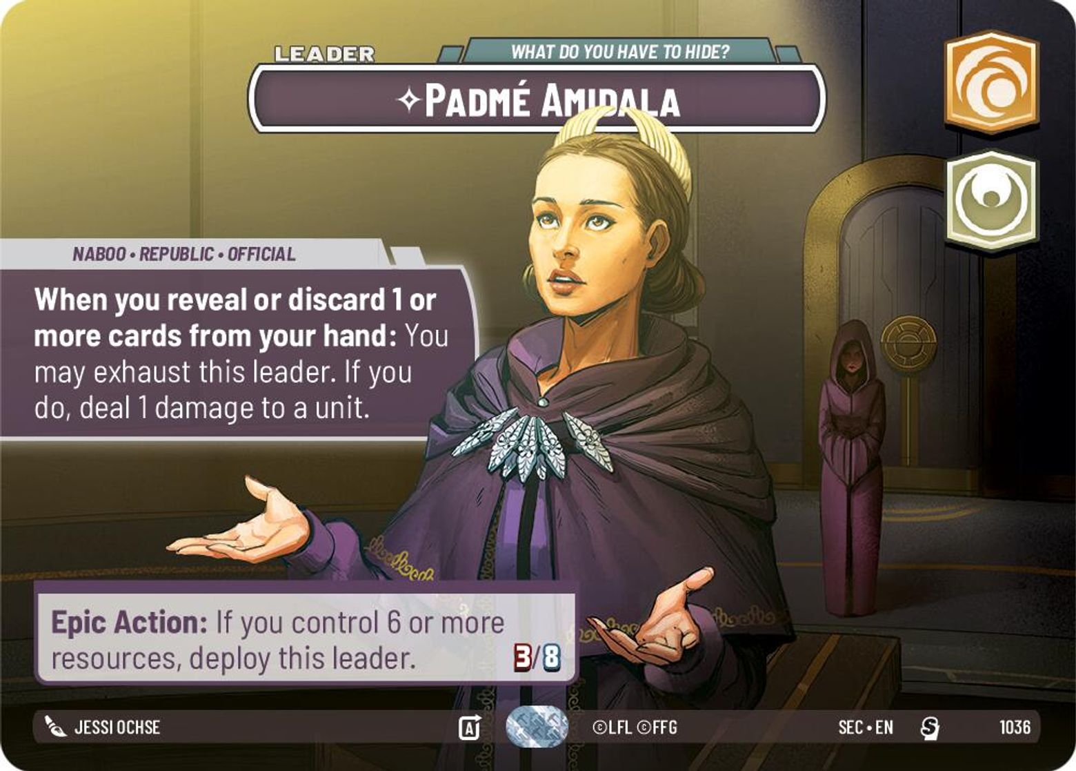 Padmé Amidala, What Do You Have to Hide? — Secrets of Power 1036