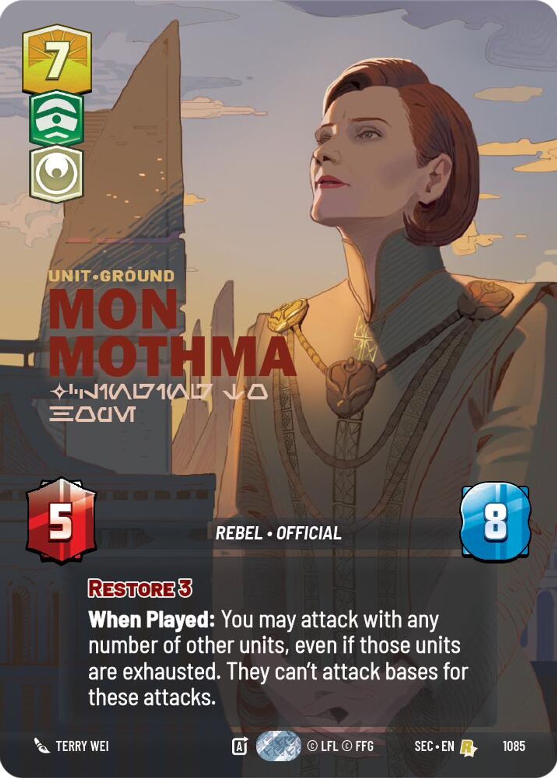 Mon Mothma, Clinging to Hope — Secrets of Power 1085