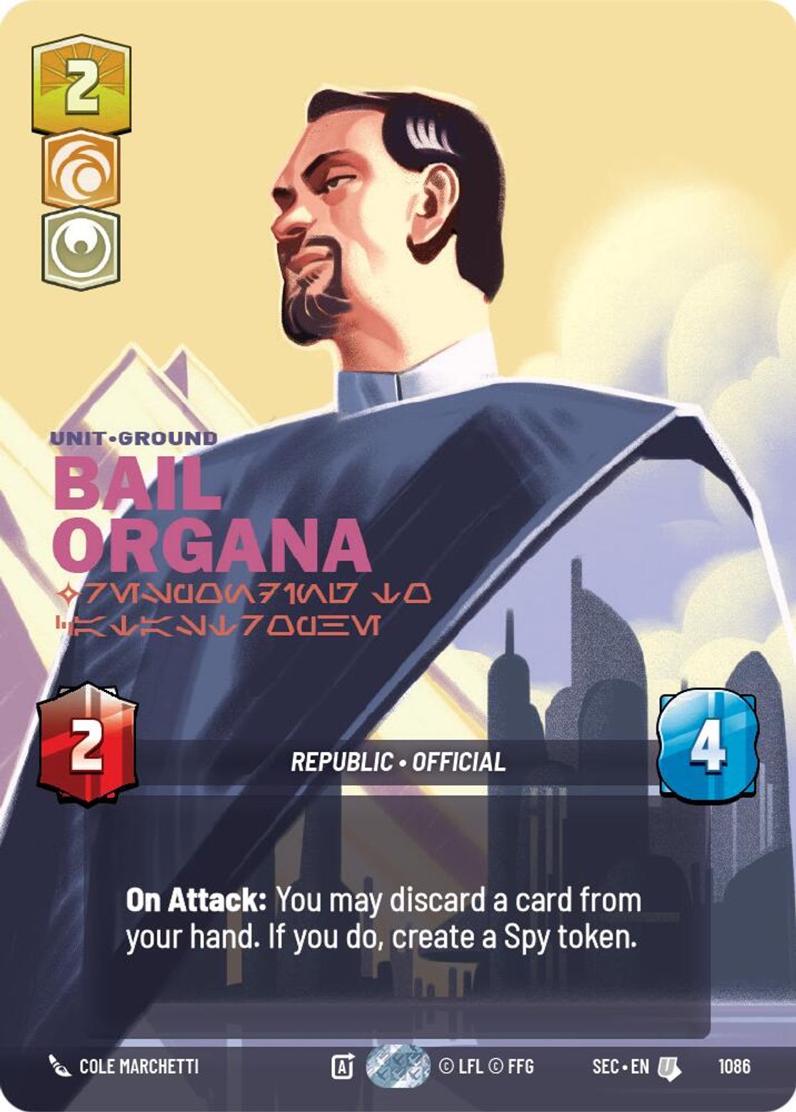 Bail Organa, Responding to Catastrophe — Secrets of Power 1086