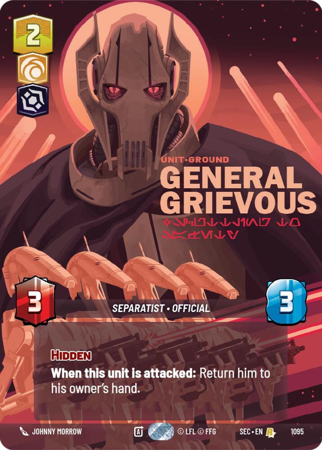 General Grievous, Scuttling to Safety — Secrets of Power 1095