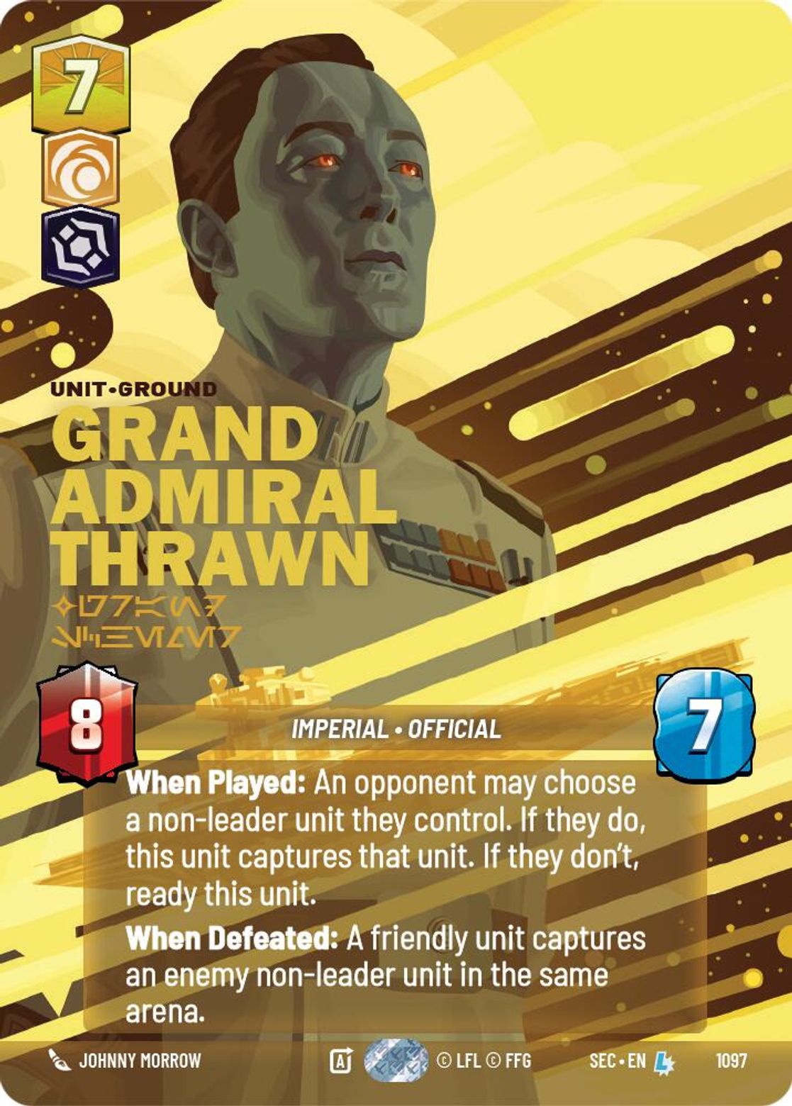 Grand Admiral Thrawn, Grand Schemer — Secrets of Power 1097