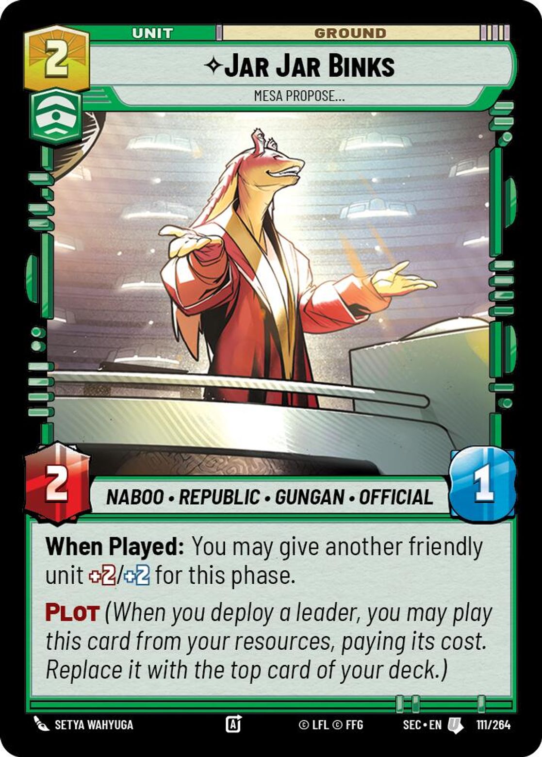 Jar Jar Binks | Mesa Propose