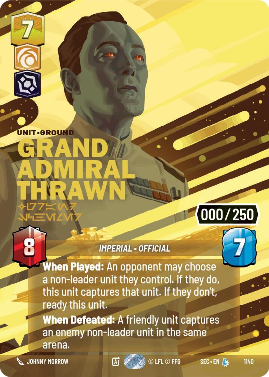 Grand Admiral Thrawn, Grand Schemer — Secrets of Power 1140