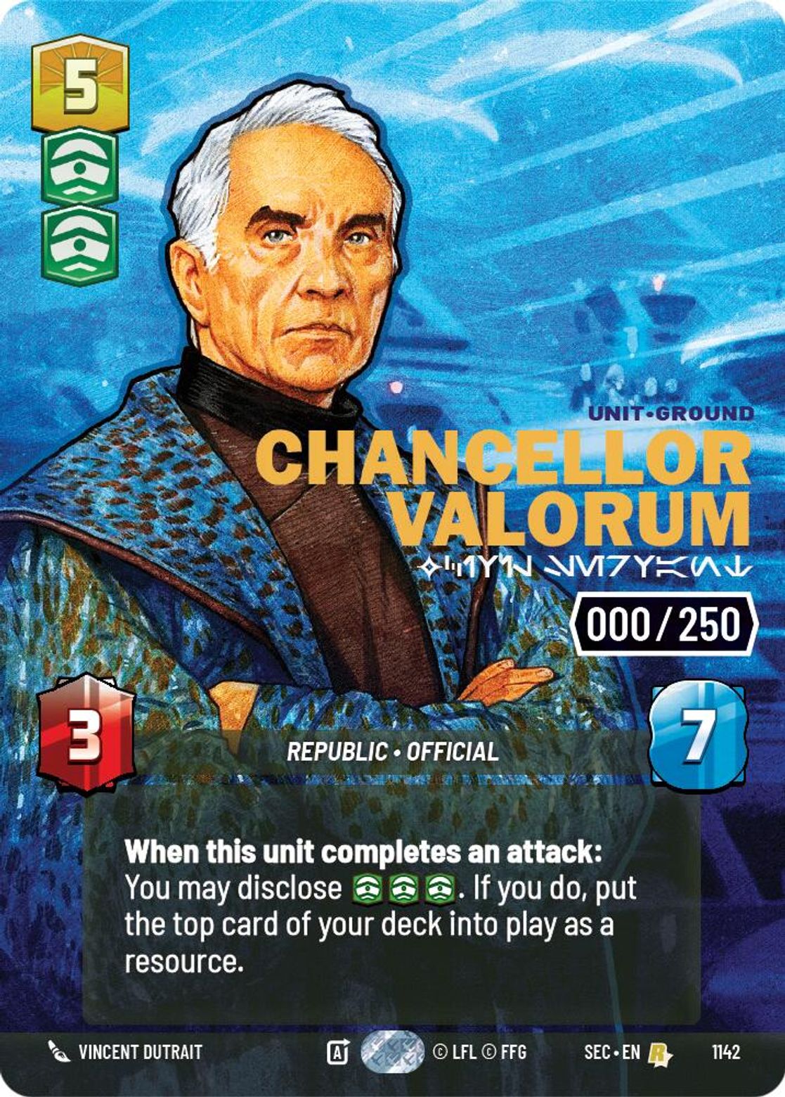 Chancellor Valorum, Civil Servant — Secrets of Power 1142