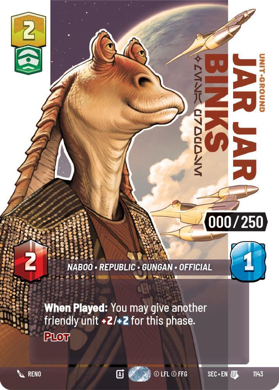 Jar Jar Binks, Mesa Propose — Secrets of Power 1143