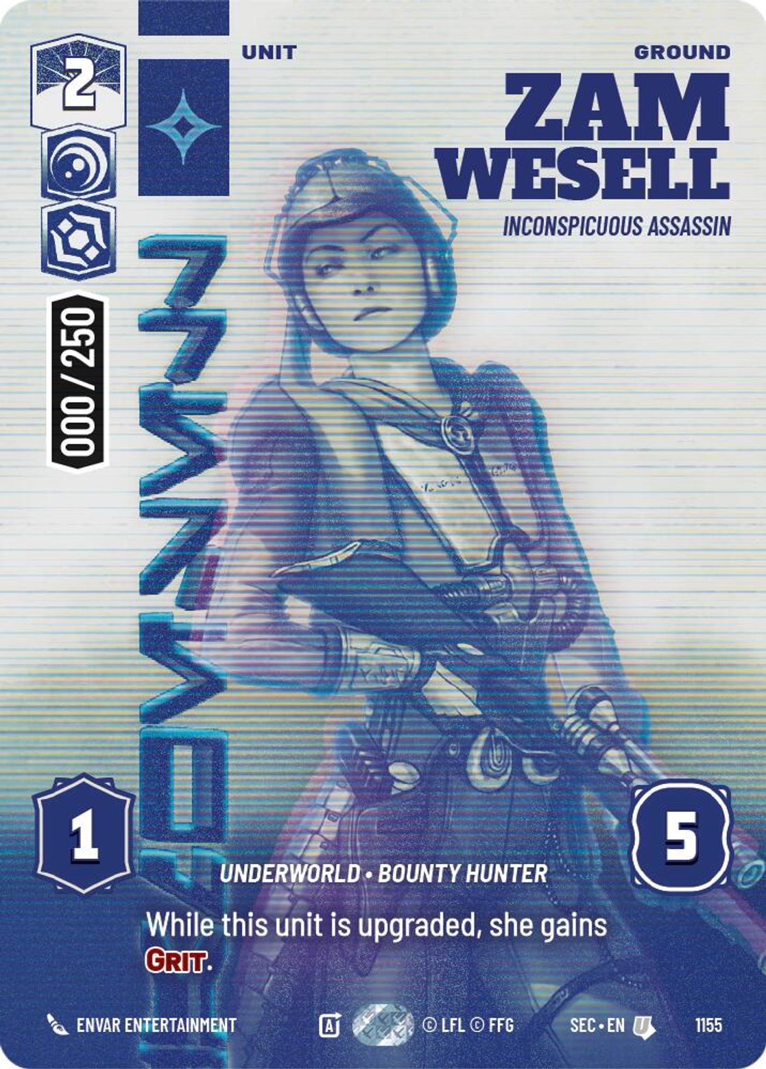 Zam Wesell, Inconspicuous Assassin — Secrets of Power 1155