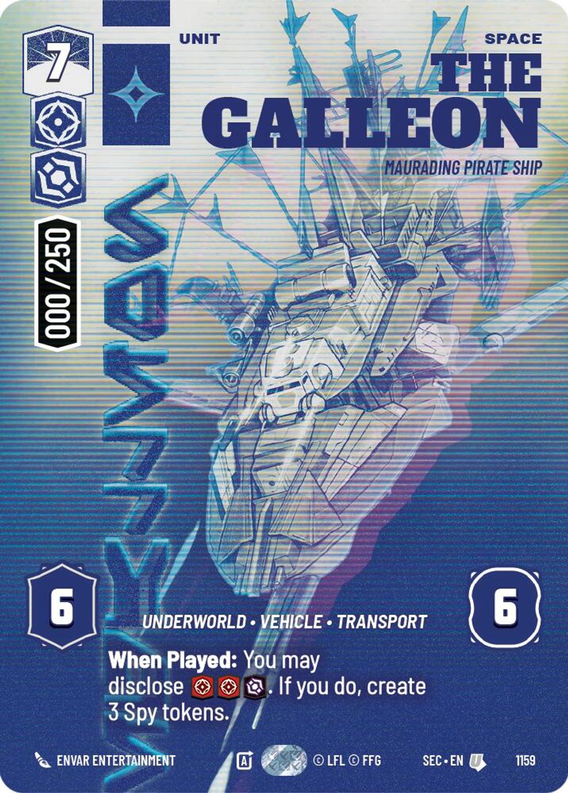 The Galleon, Marauding Pirate Ship — Secrets of Power 1159