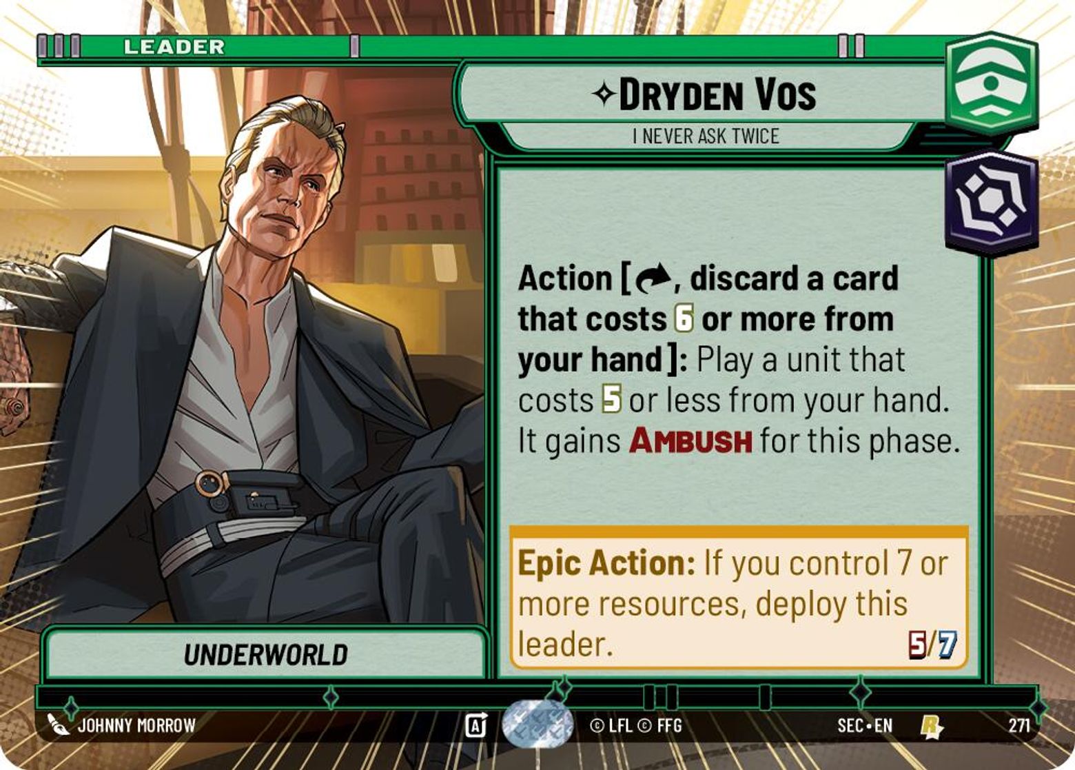 Dryden Vos, I Never Ask Twice — Secrets of Power 271