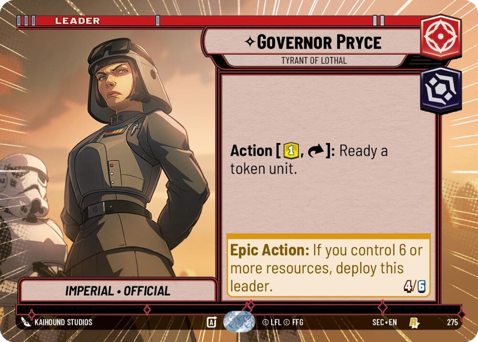 Governor Pryce, Tyrant of Lothal — Secrets of Power 275
