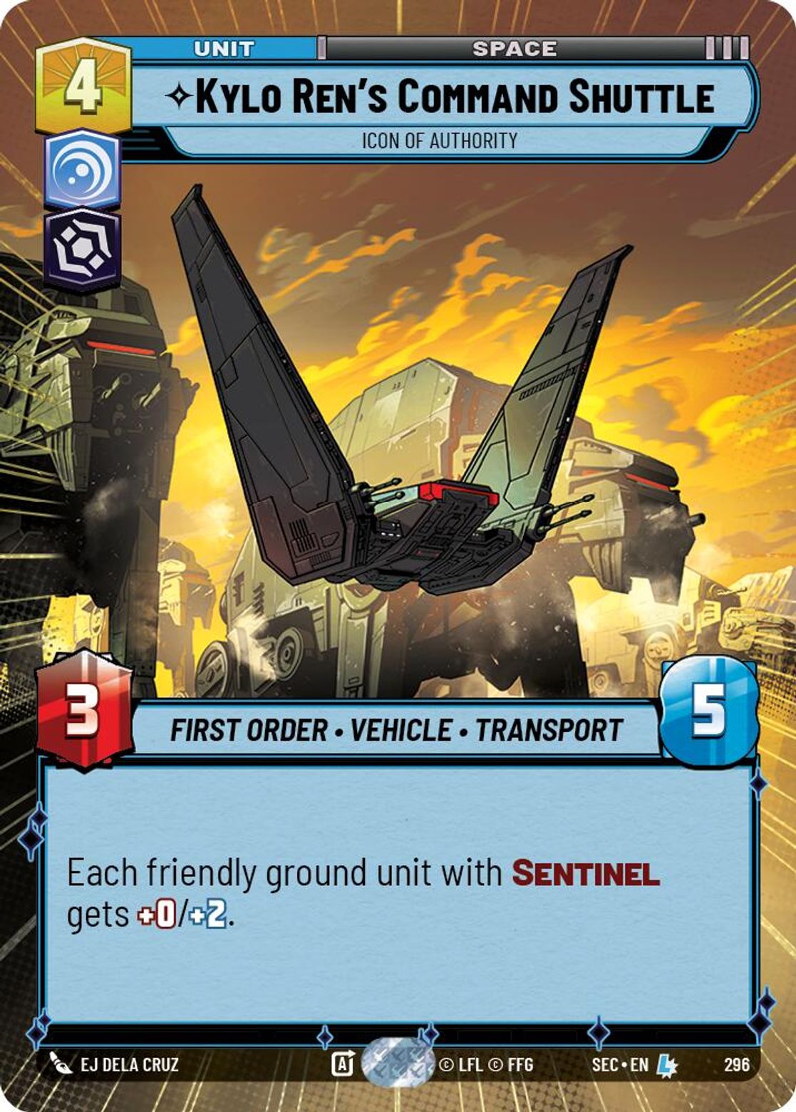 Kylo Ren's Command Shuttle, Icon of Authority — Secrets of Power 296