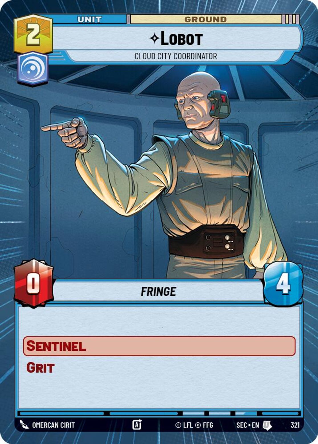 Lobot, Cloud City Coordinator — Secrets of Power 321