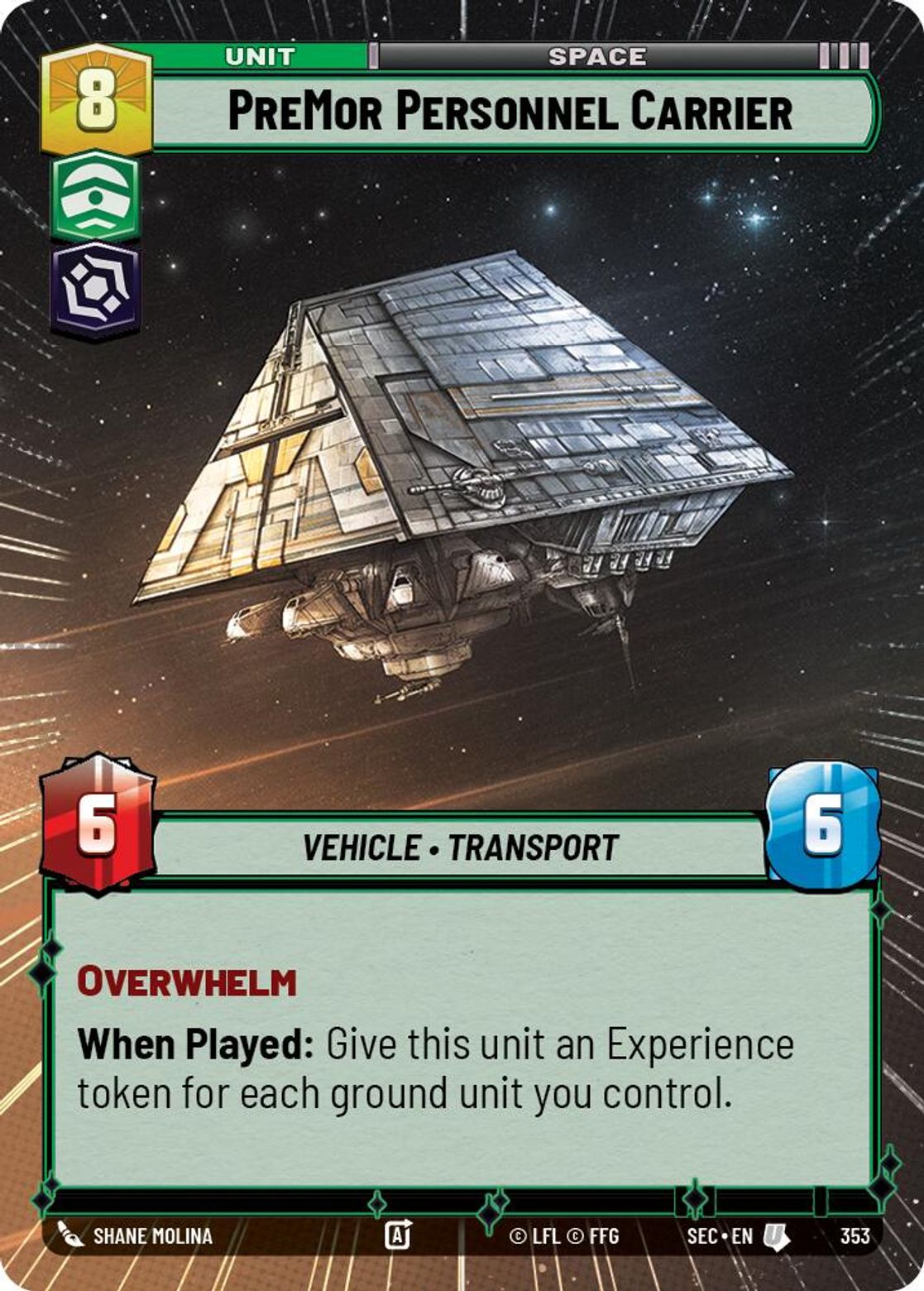PreMor Personnel Carrier — Secrets of Power 353