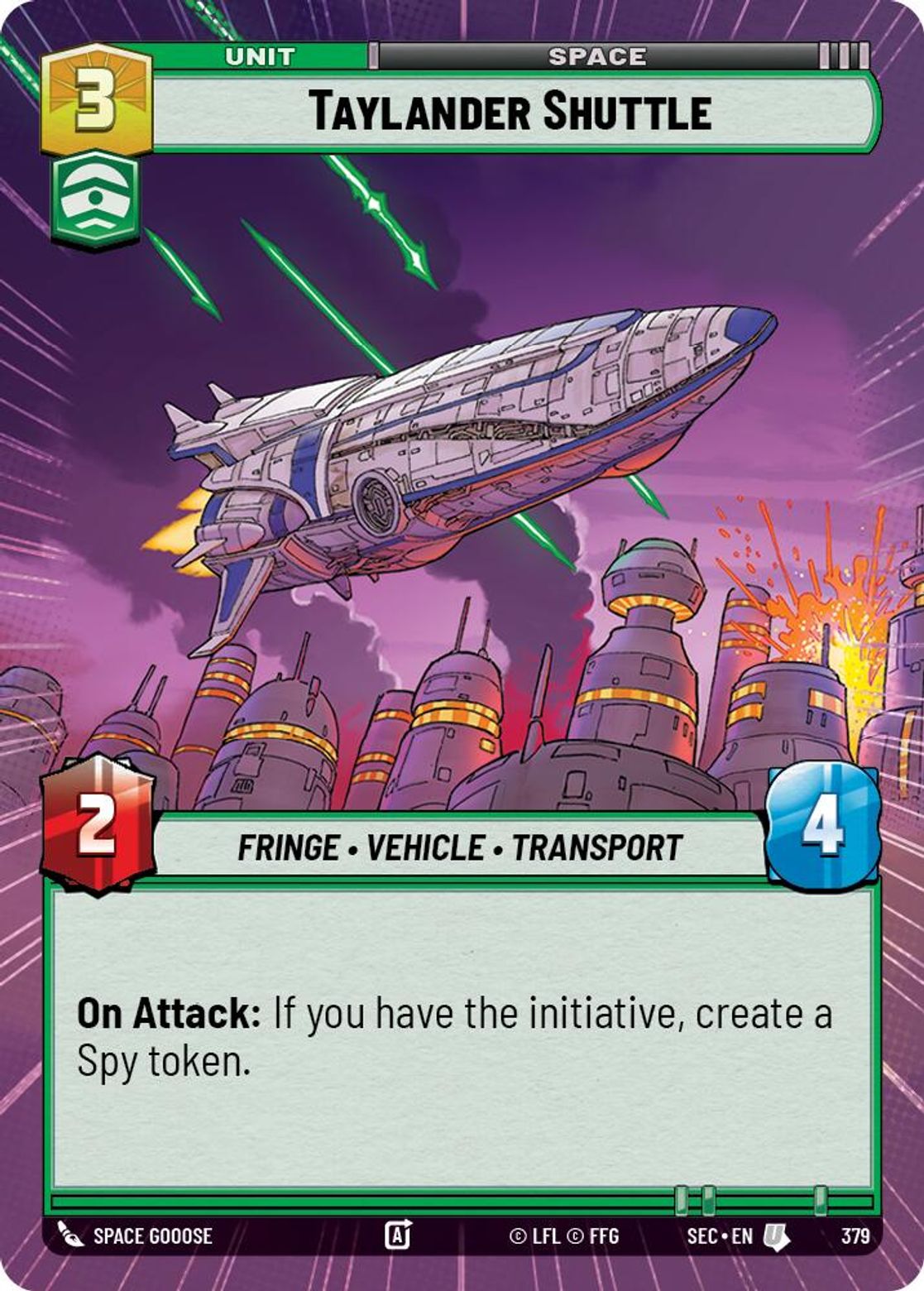 Taylander Shuttle — Secrets of Power 379
