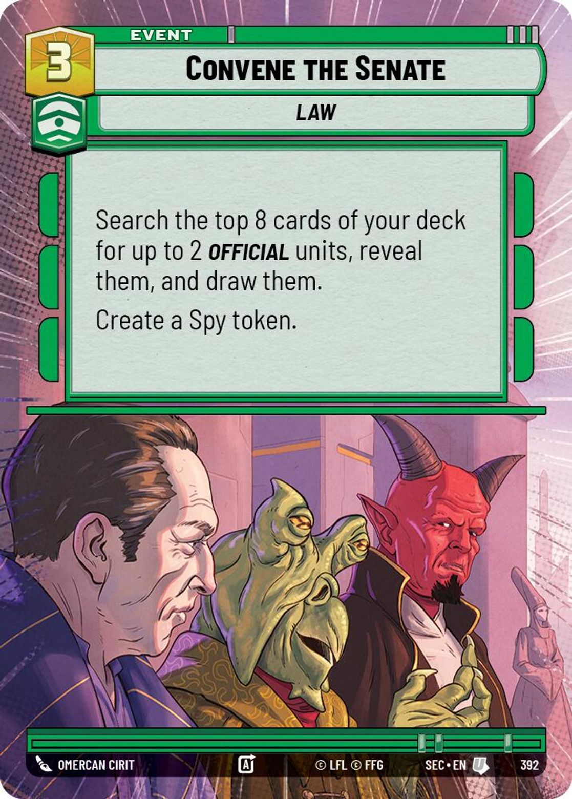 Convene the Senate — Secrets of Power 392