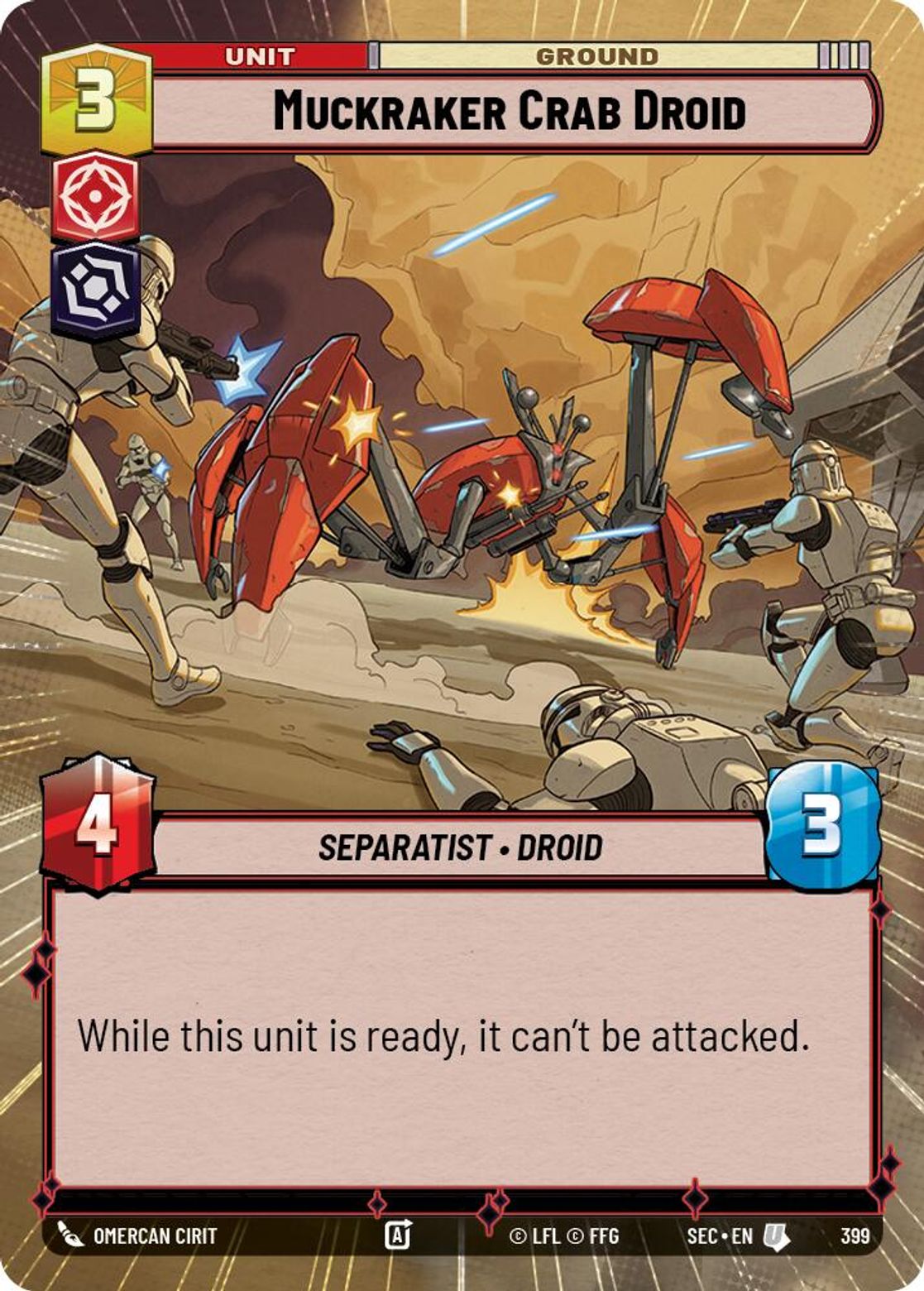 Muckraker Crab Droid — Secrets of Power 399