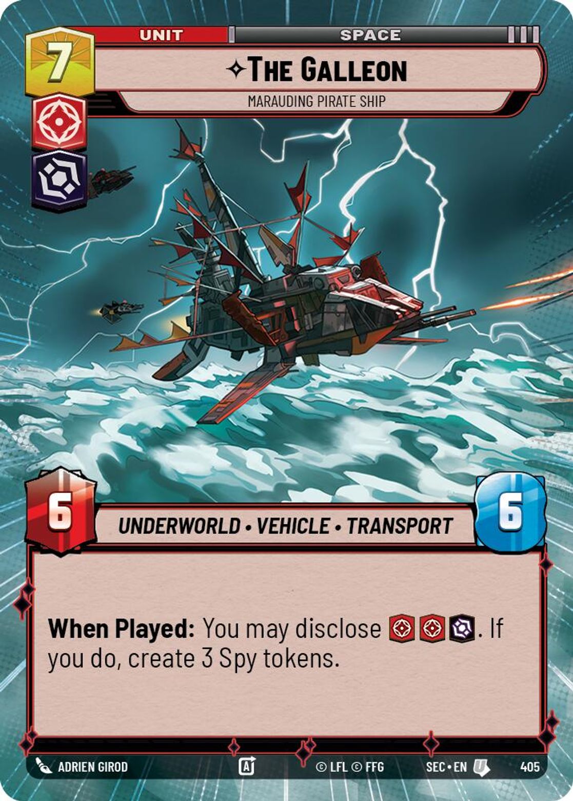 The Galleon, Marauding Pirate Ship — Secrets of Power 405