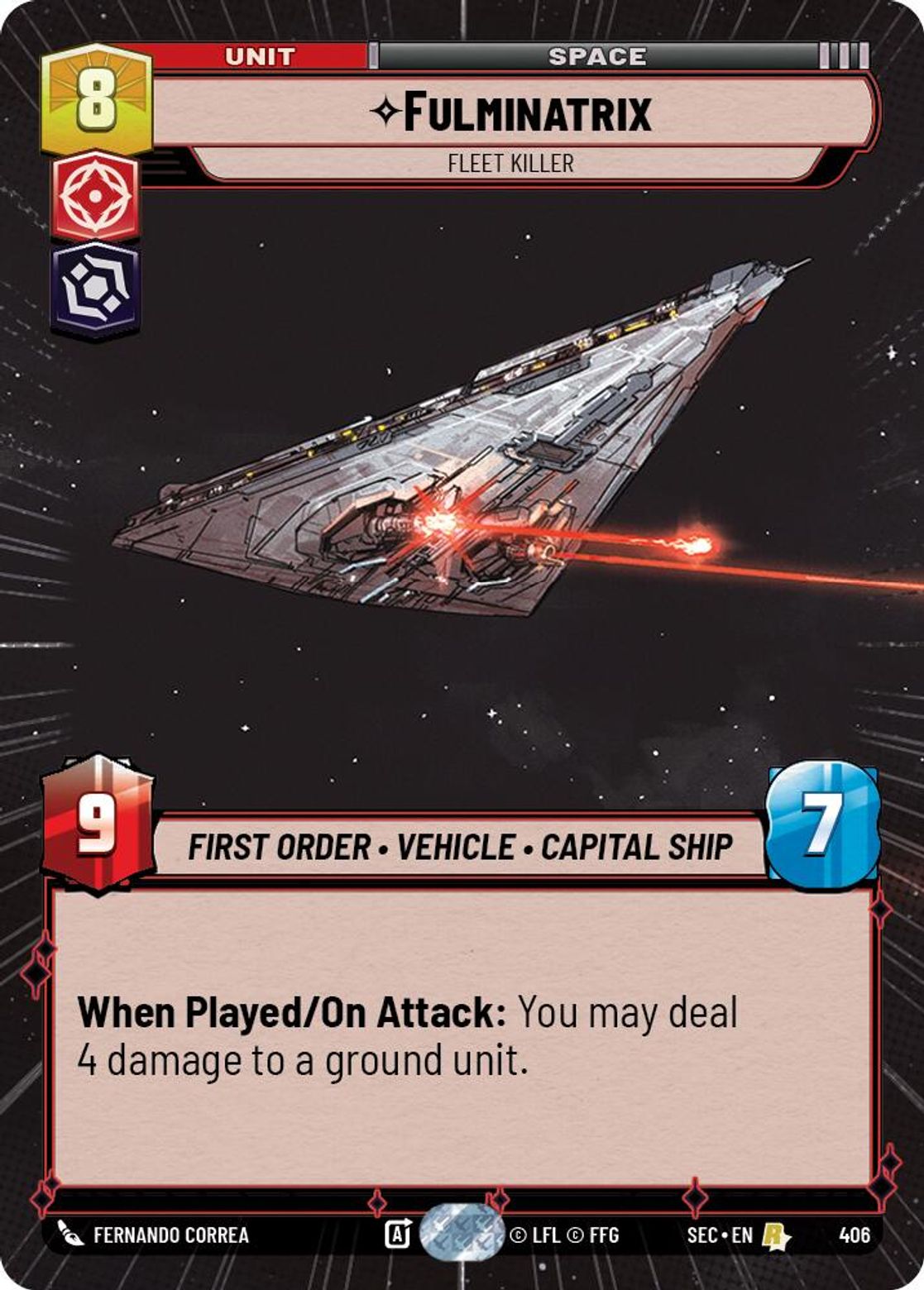 Fulminatrix, Fleet Killer — Secrets of Power 406