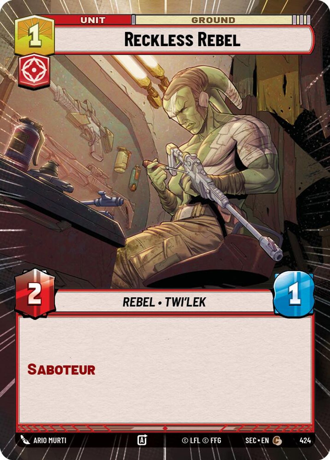 Reckless Rebel — Secrets of Power 424