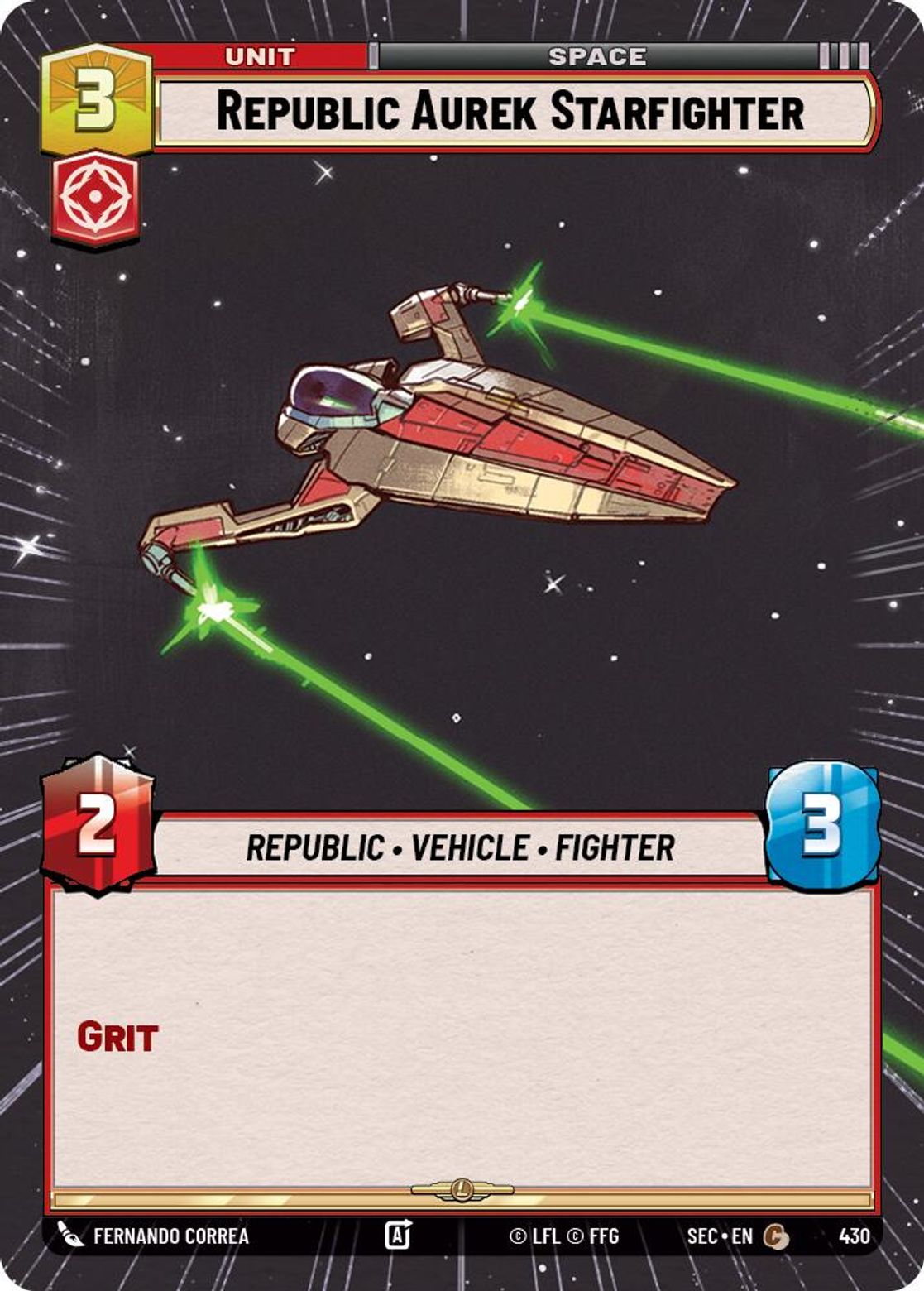 Republic Aurek Starfighter — Secrets of Power 430