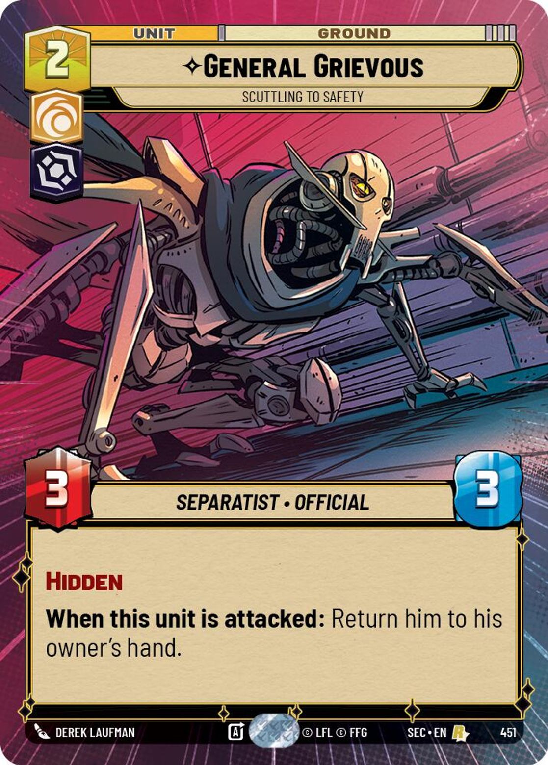 General Grievous, Scuttling to Safety — Secrets of Power 451