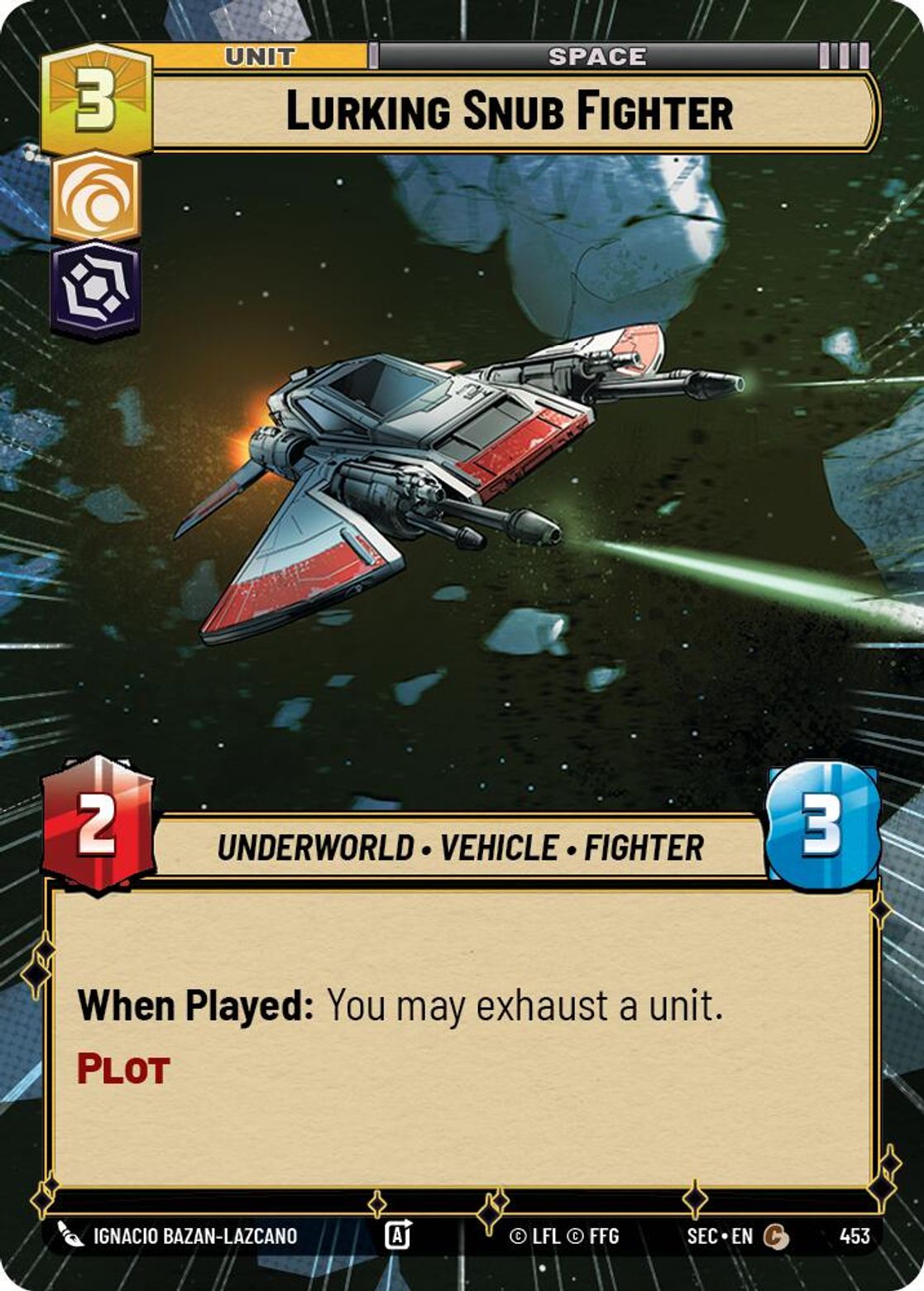 Lurking Snub Fighter — Secrets of Power 453