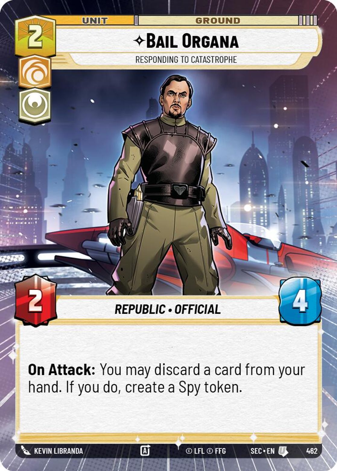 Bail Organa, Responding to Catastrophe — Secrets of Power 462