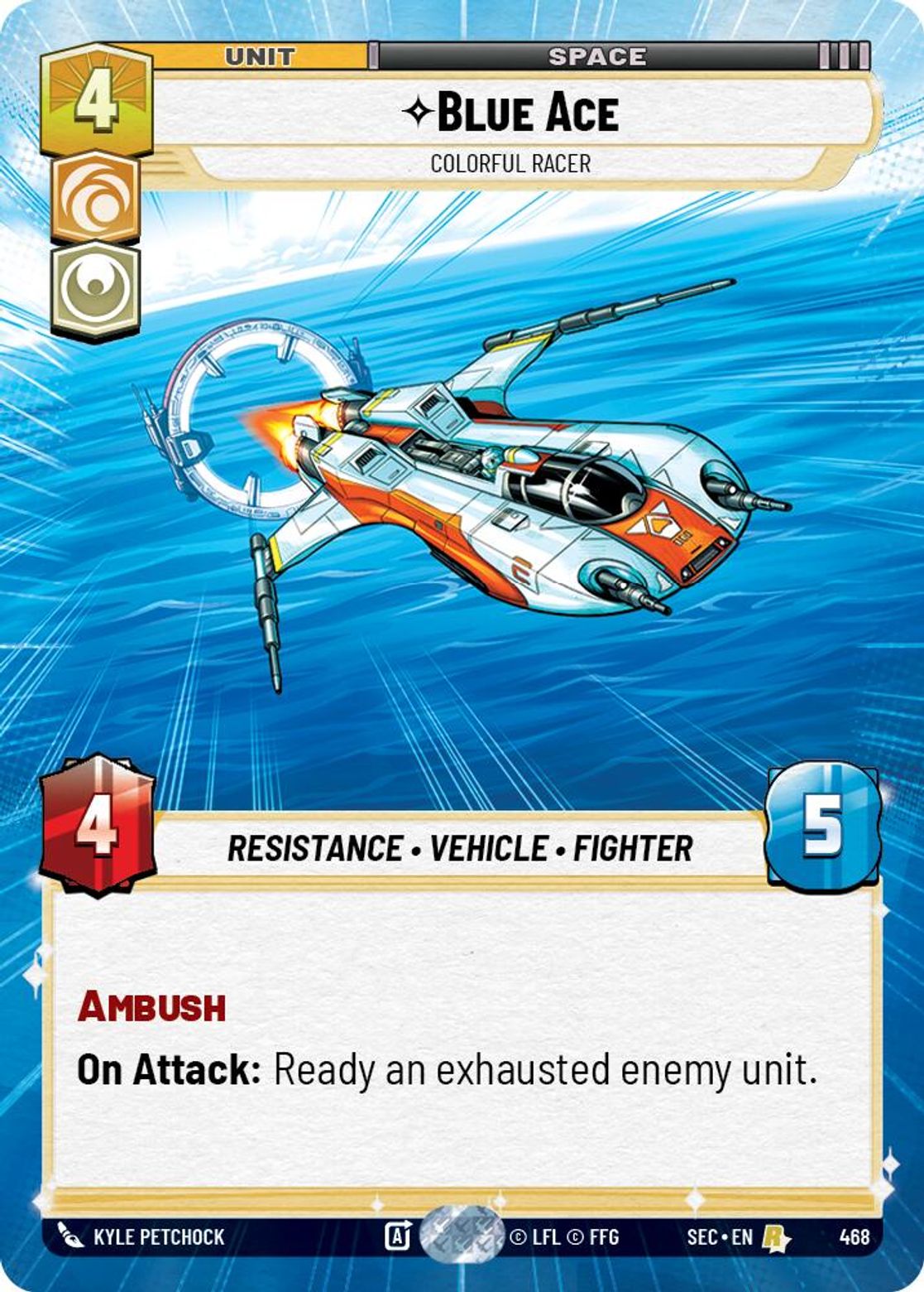 Blue Ace, Colorful Racer — Secrets of Power 468