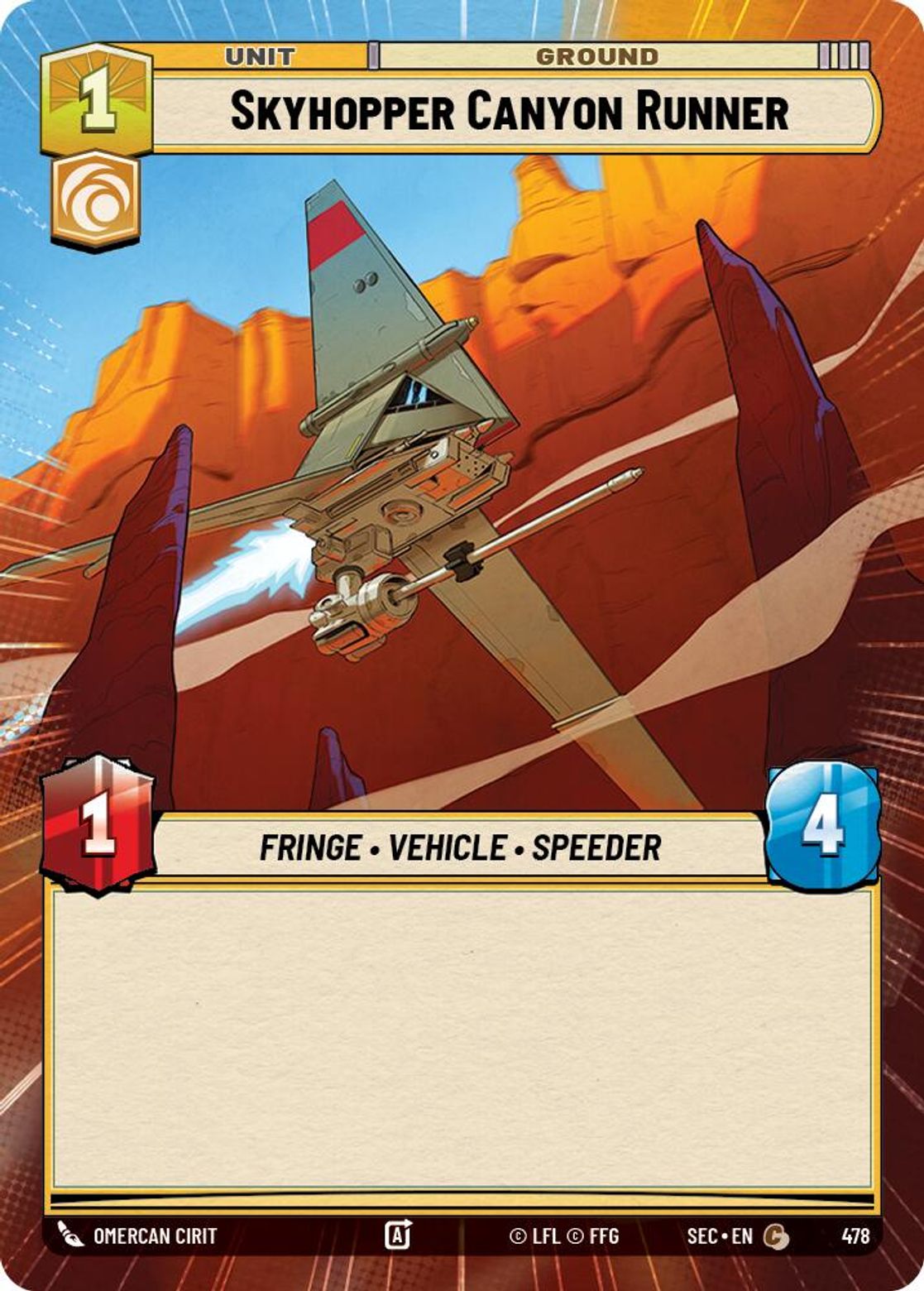 Skyhopper Canyon Runner — Secrets of Power 478