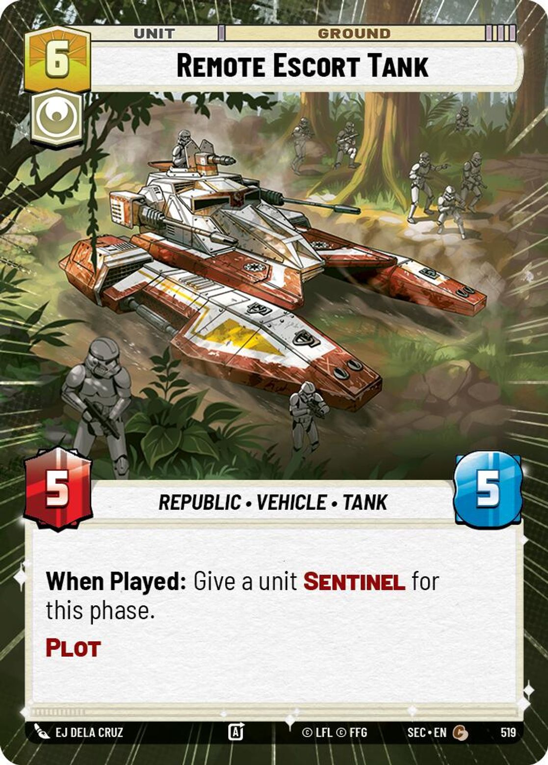 Remote Escort Tank — Secrets of Power 519