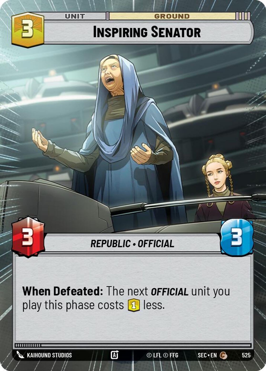 Inspiring Senator — Secrets of Power 525