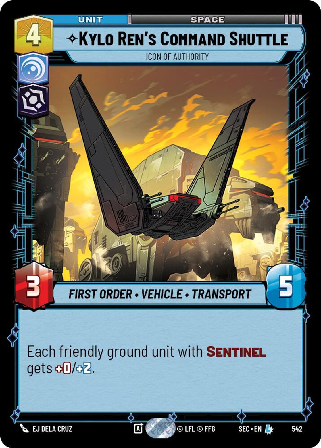 Kylo Ren's Command Shuttle, Icon of Authority — Secrets of Power 542
