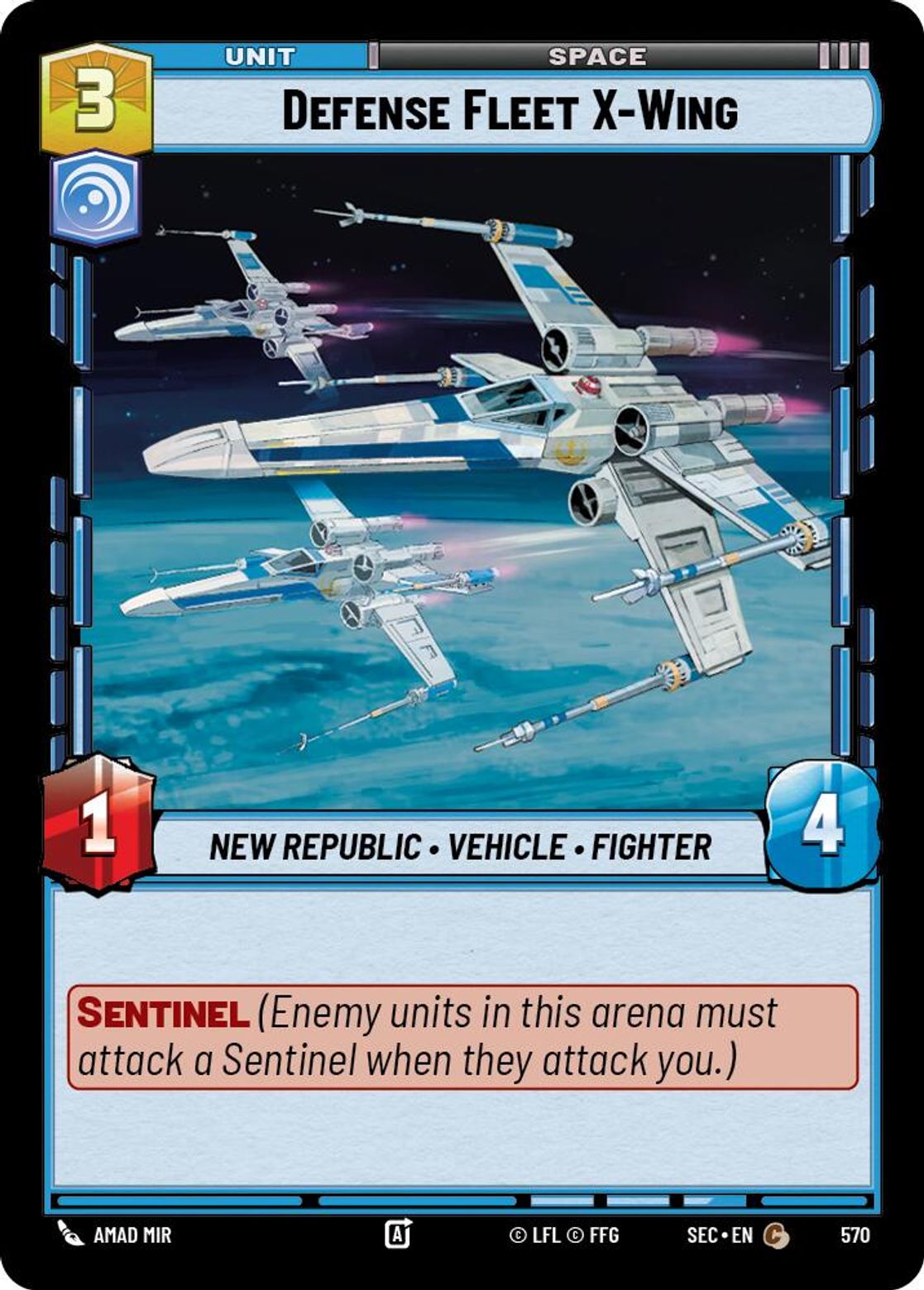 Defense Fleet X-Wing — Secrets of Power 570