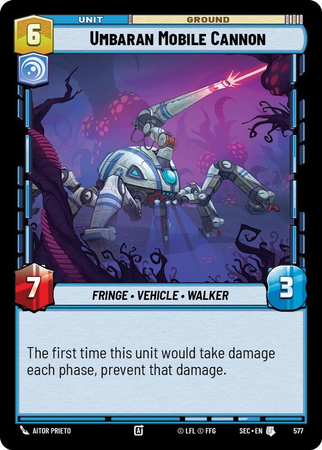 Umbaran Mobile Cannon — Secrets of Power 577
