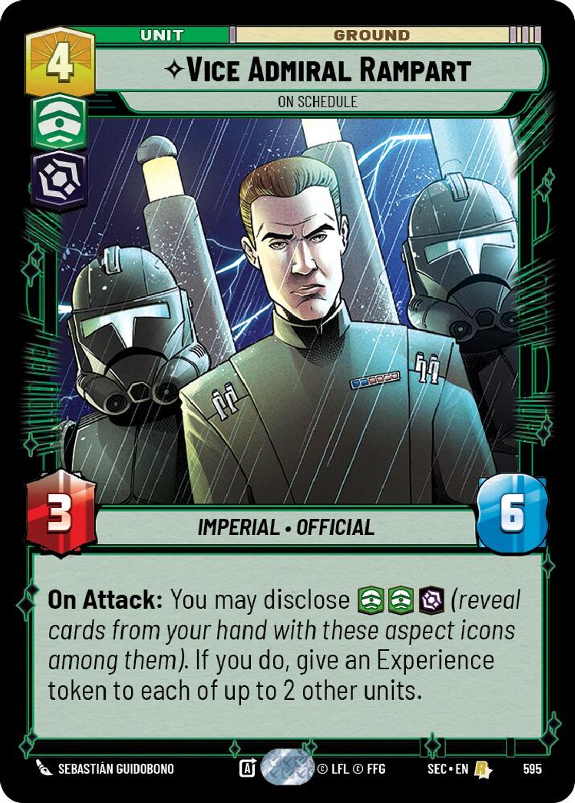 Vice Admiral Rampart, On Schedule — Secrets of Power 595