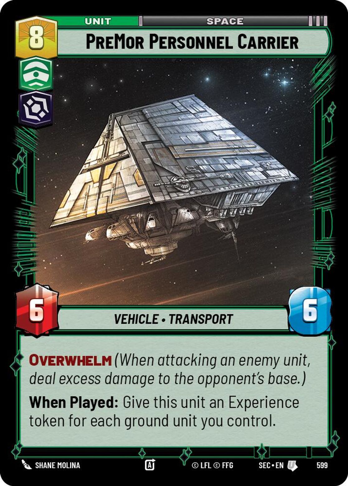 PreMor Personnel Carrier — Secrets of Power 599