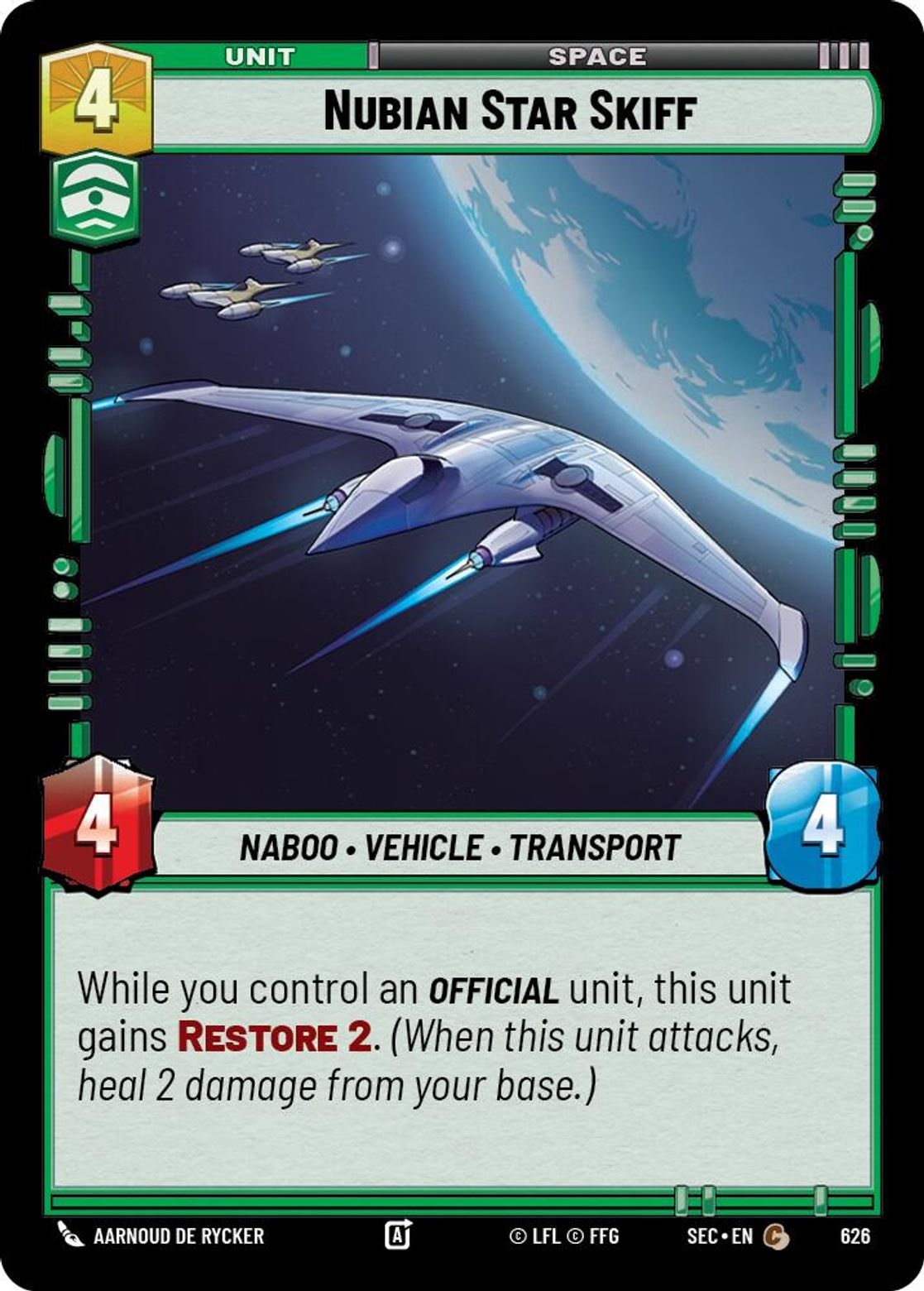 Nubian Star Skiff — Secrets of Power 626