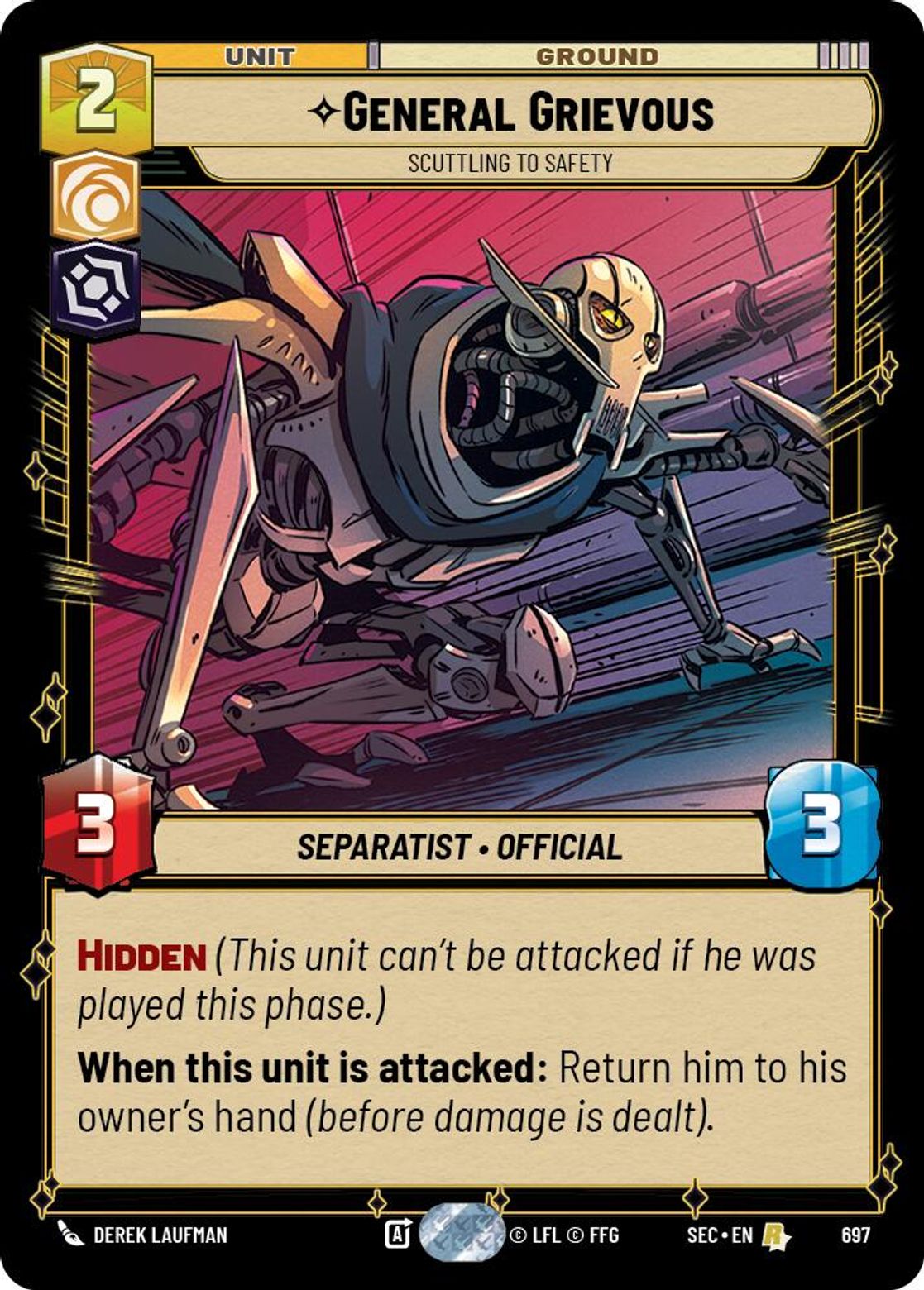 General Grievous, Scuttling to Safety — Secrets of Power 697